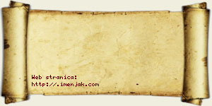 Valentina Denić vizit kartica